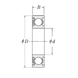 Подшипник b6 63zz